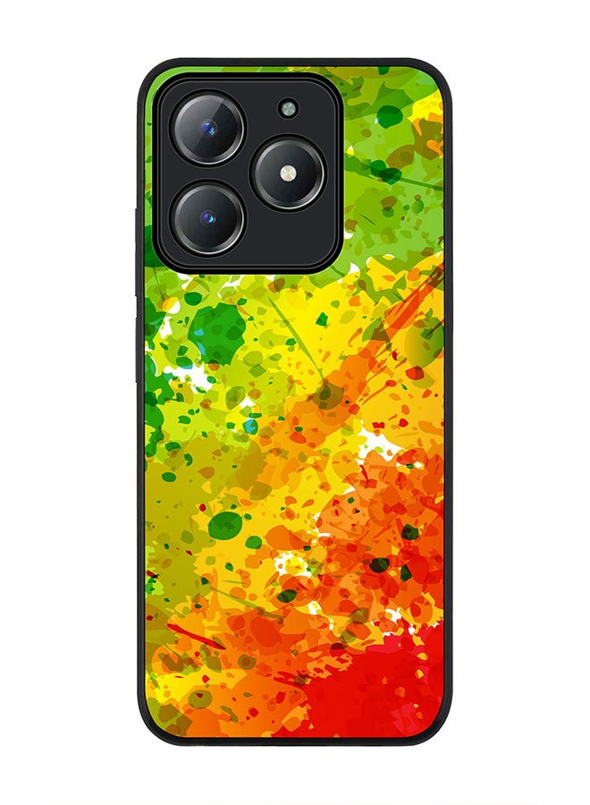 Stylizedd For Realme C63 / Realme C61 4G Case,Slim fit Camera Protection, Shockproof Thin Phone cover  - Tropical Splash - Image 1