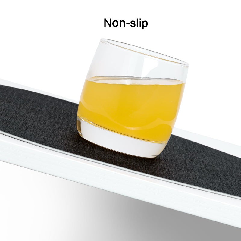Chitomars Placemats and Coasters  Washable Reversible Placemats Round Faux Leather Wipeable Place Mats Non Slip Heat Resistant Indoor Outdoor Table Mats (Set of 6  Cream Black) - Image 4