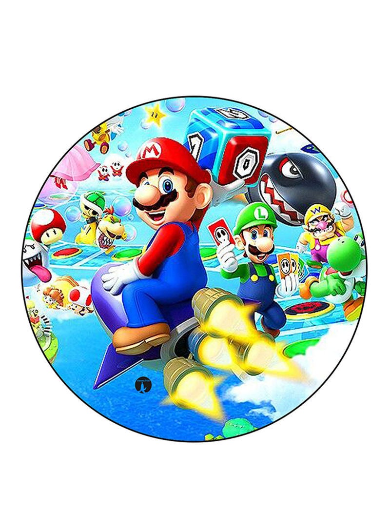 RKN Video Game Super Mario Printed Mouse Pad  Multicolour