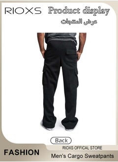 Comfortable Joggers for Men, Casual Work Trousers, Cargo Jogging Tracksuit Bottoms, Drawstring Sweatpants with Multiple Pockets, Loose Cargo Sweatpants, Suitable for Outdoor Activities and Daily Leisure - pzsku/ZEB1B4D7D9A5B28244B3BZ/45/_/1735199212/7689dd56-8b0a-4d27-a21b-4145ba71caf2