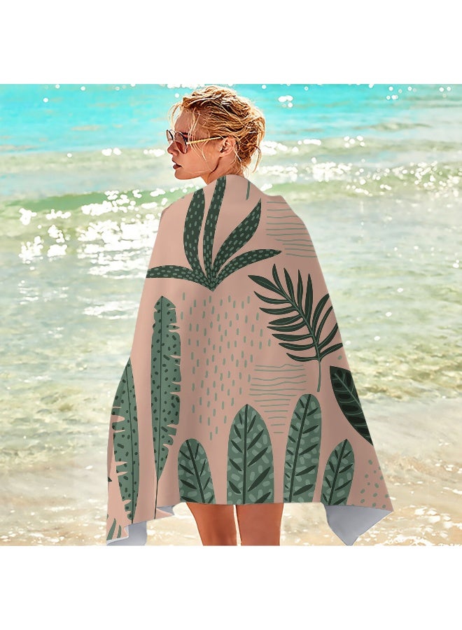 آنا منشفة شاطئ سريعة الجفاف بتقنية 3D من الألياف الدقيقة - Image 4