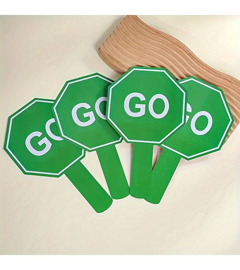 2pcs PVC Learning Logo Handheld Teaching Prop for Classroom Game Tool - Image 4
