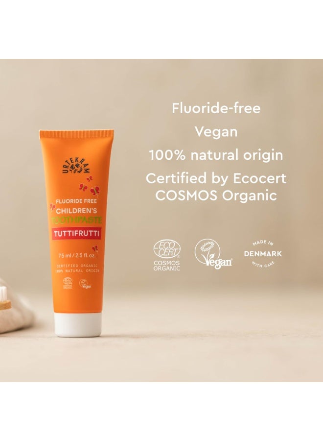 أورتيكرام معجون أسنان توتي فروتي العضوي للأطفال خالي من الفلورايد 75 مل - Image 4