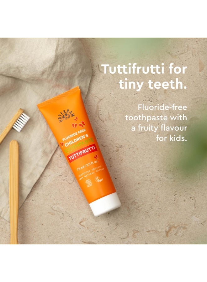أورتيكرام معجون أسنان توتي فروتي العضوي للأطفال خالي من الفلورايد 75 مل - Image 3