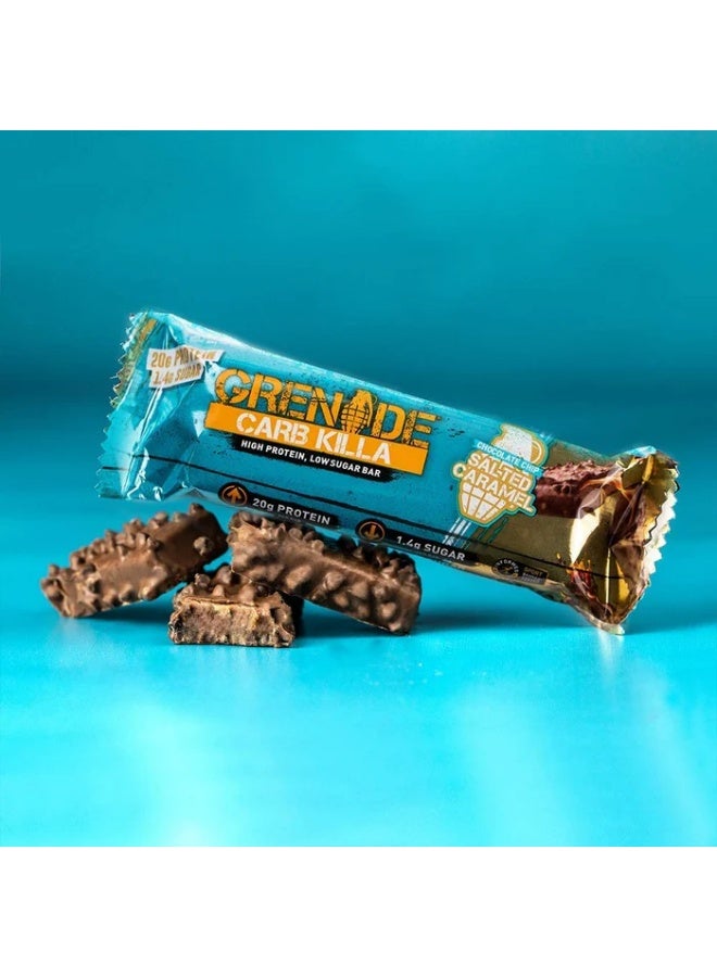 Grenade High Protein Low Sugar Bar Salted Caramel 60g Pack of 12 - Image 4