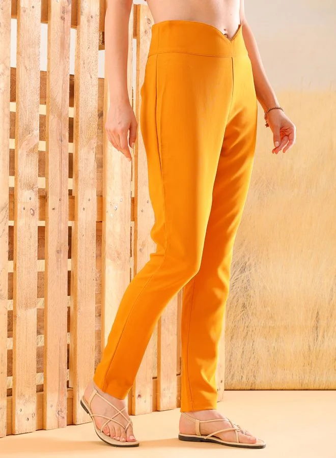 Freehand Women Skinny Fit Solid High-Rise Jeggings