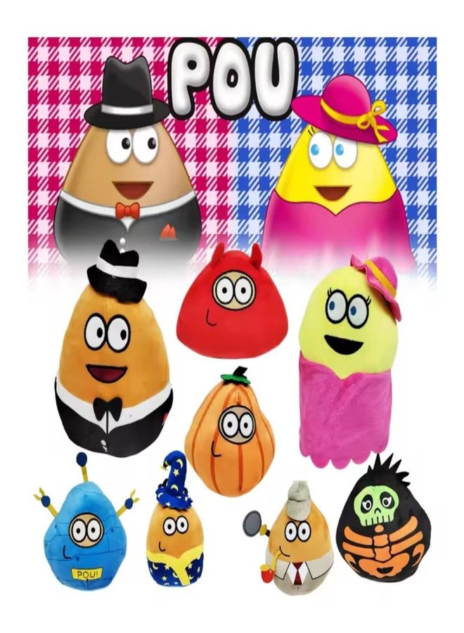 TechMax Solution Enchanting Pink Pou Plush Pillow The Perfect Birthday Surprise Dive into Dreamland with This Soft and Adorable Companion. - Image 4