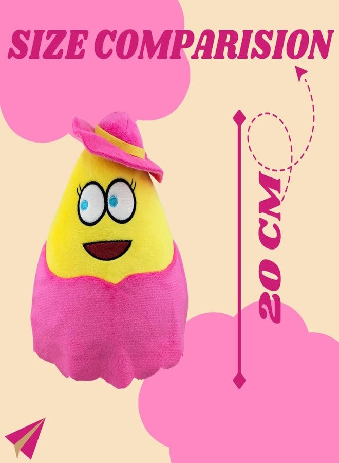 TechMax Solution Enchanting Pink Pou Plush Pillow The Perfect Birthday Surprise Dive into Dreamland with This Soft and Adorable Companion. - Image 2