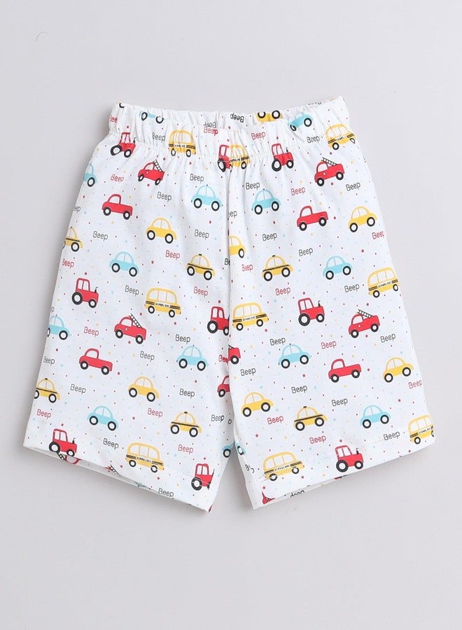 BUMZEE Red & White Boys Shorts Pack of 2 Age - 6-12 Months (Peb9149C-red.wht) - Image 4