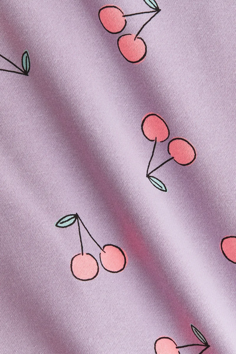 H&M Printed brushed-inside sweatshirt