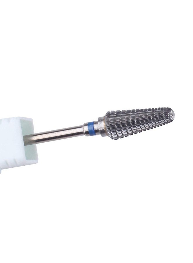 MZCMSL Tornado Carbide Nail Drill Bit - Fast Remove Acrylic or Hard Gel,Professional 3/32 Shank efile Bit for Nail Drill(Silver,Medium) - Image 1