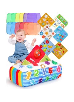 Y&D Baby Tissue Box Toy, Toy for Babies 6 to 12 Months, Soft Infant Newborn Toddlers Sensory Toys,Magic or Kids Educational Preschool Learning  - Image 2