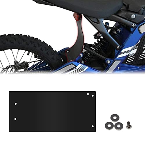 URLWALL Rear Fender, Rear Shock Absorption Mud Guard Mud Flap, Back Shock-Absorbing Dust Cover, Dirt Plastic Protector Cover for Sur-Ron Surron Light Bee X Segway X260, 11.2 × 5.3'', Black - Image 1