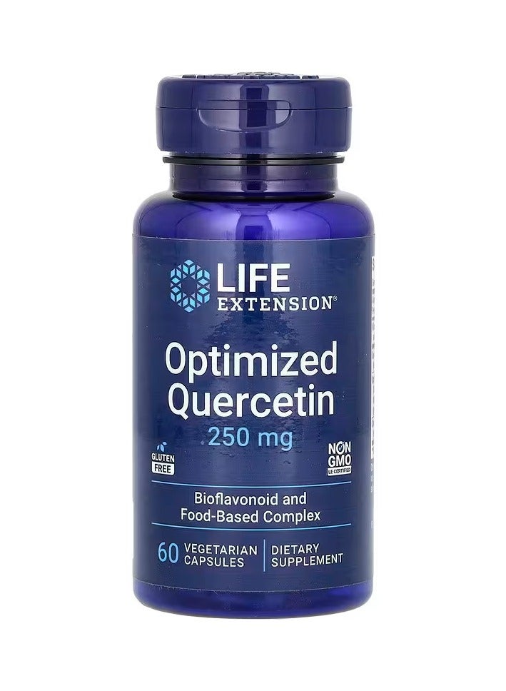 Life Extension Optimized Quercetin 250 mg 60 Vegetarian Capsules - Image 1