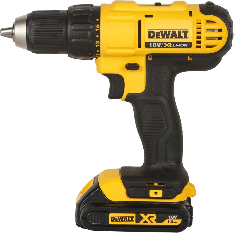 DEWALT Compact Drill Driver With 1.5Ah Battery, Yellow/Black, Dcd771S2 - Image 2