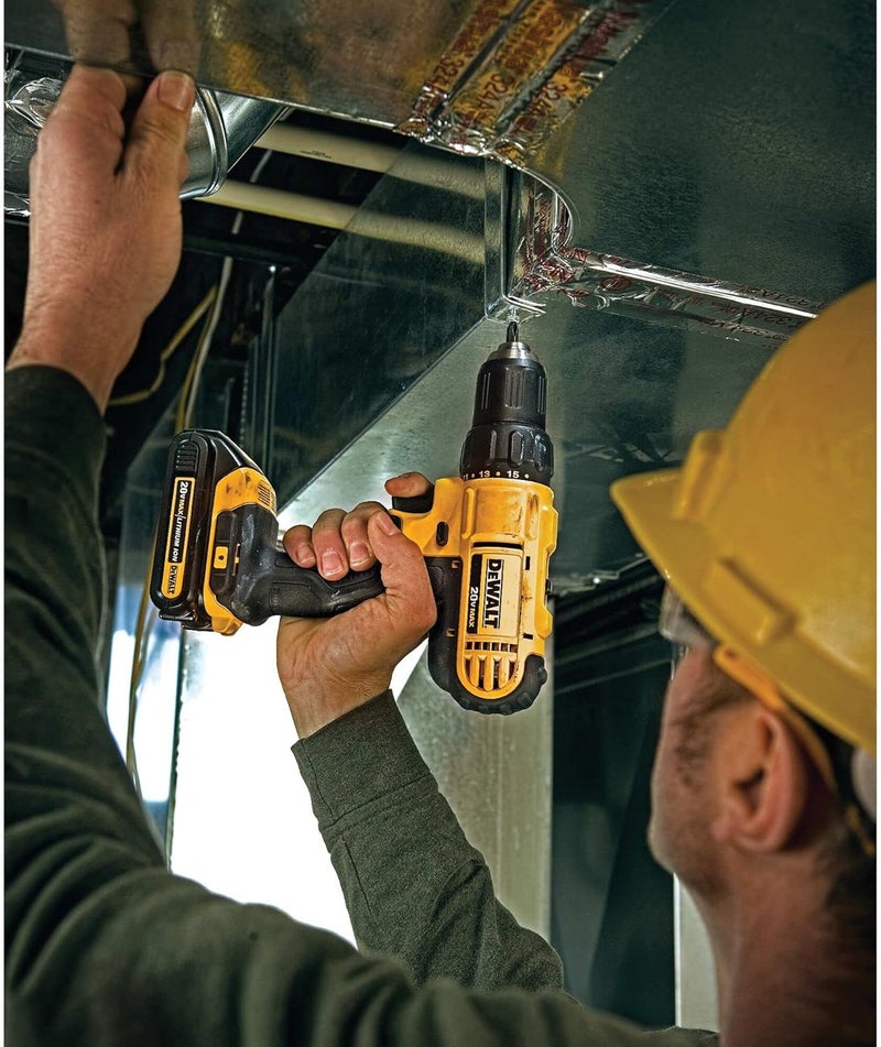 DEWALT Compact Drill Driver With 1.5Ah Battery, Yellow/Black, Dcd771S2 - Image 5