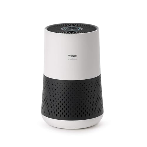 Winix Premium 4 Stage Air Purifier, Kills Virus & Bacteria - Only Guaranteed Tripple Certified UK Allergy, Ecarf (CADR 250m3) & AHAM (230sqft), 2 Year Warranty,(Zero Compact), White And Charcoal Grey - Image 1
