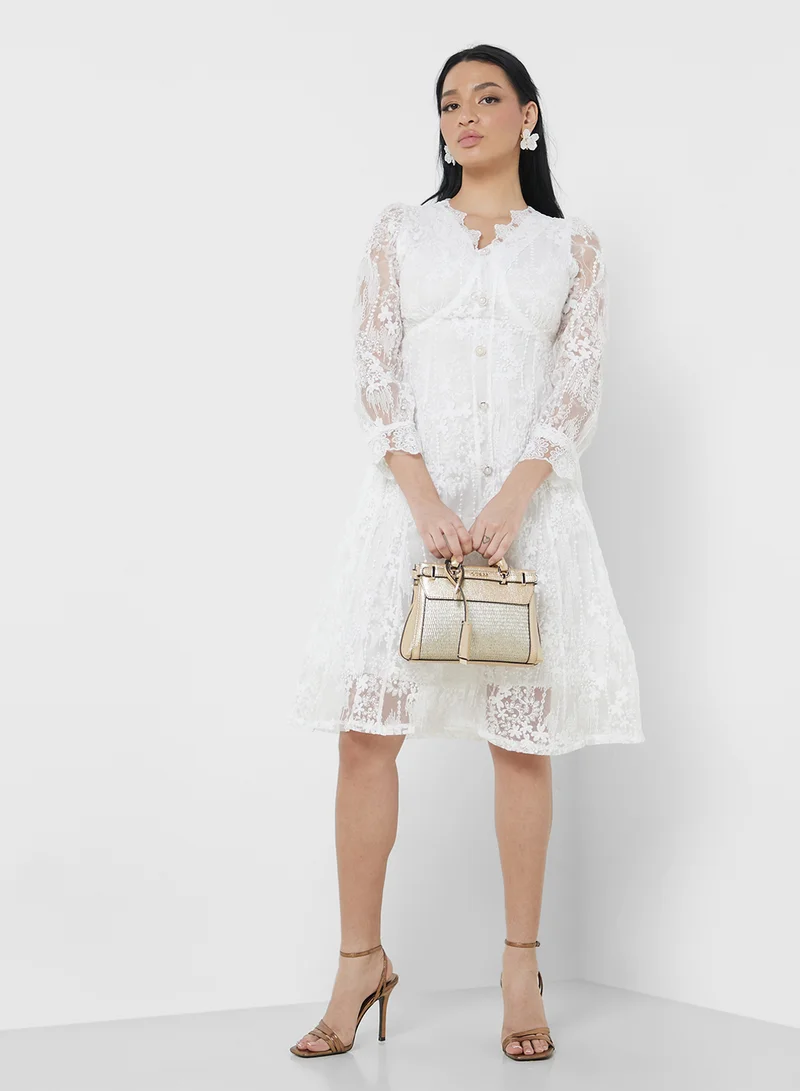 ايلا Lace A-Line Dress