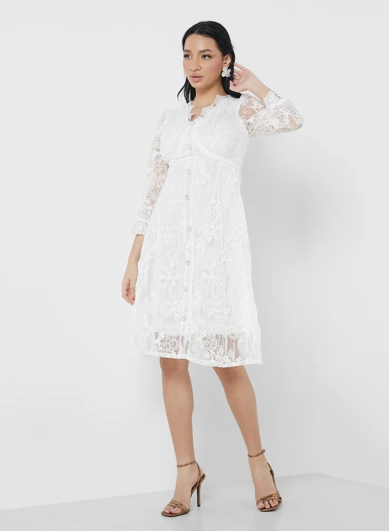ايلا Lace A-Line Dress