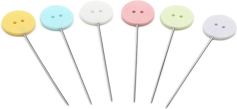 Dritz 67 Flat Head Pins, Button, 1-3/4-Inch (50-Count) - Image 4