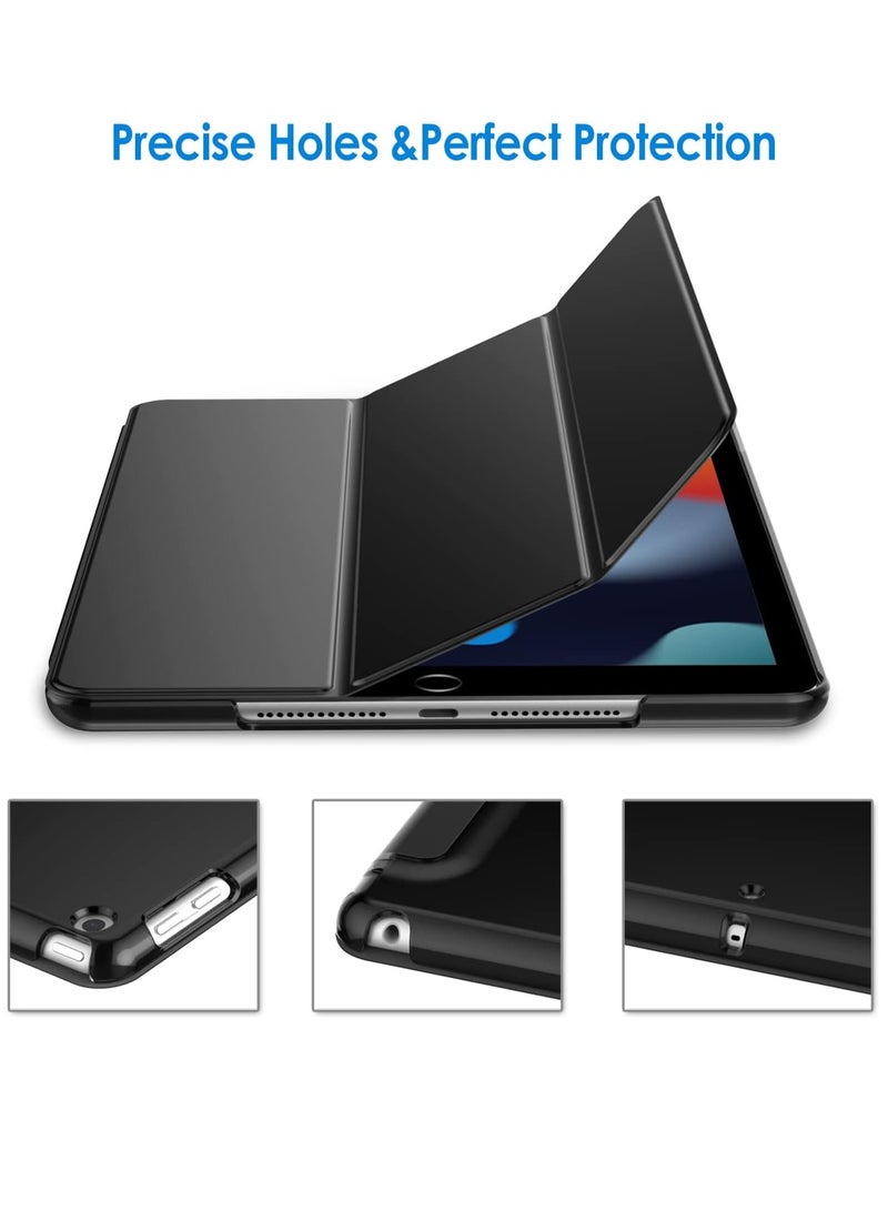 جي تيك حافظة لجهاز iPad مقاس 10.2 بوصة مع غطاء تنبيه ونوم تلقائي باللون الأسود - Image 3