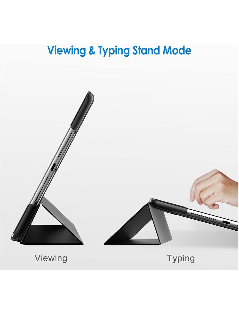 جي تيك حافظة لجهاز iPad مقاس 10.2 بوصة مع غطاء تنبيه ونوم تلقائي باللون الأسود - Image 5
