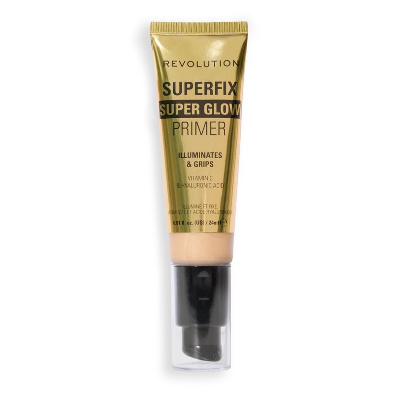 Makeup Revolution Revolution Superfix Grip Superglow Primer Gold - Image 2