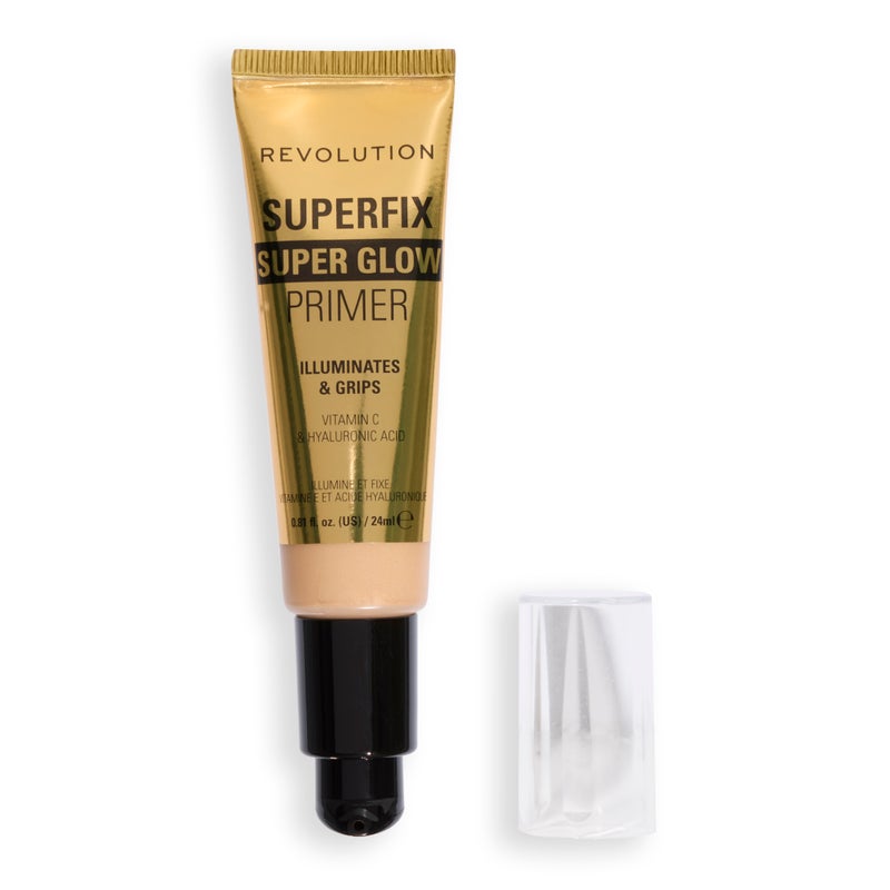 Makeup Revolution Revolution Superfix Grip Superglow Primer Gold - Image 1