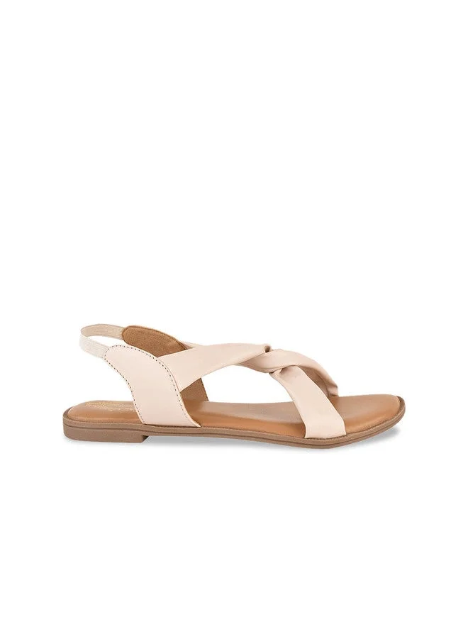 شوتوبيا Shoetopia Girls Twisted Strap Open Toe Flats