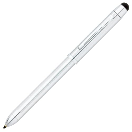 Cross Tech 3+ Lustrous Chrome Ballpoint Pen – Refillable, Medium Point, Black Ink, Premium Gift Box - Image 4