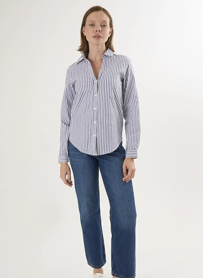 FELIX HARDY Striped Long Sleeve Shirt