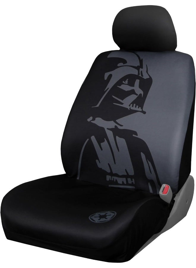 Plasticolor 006922R01 Star Wars Darth Vader Low Back Universal Fit Car Truck Suv Seat Cover - Image 1