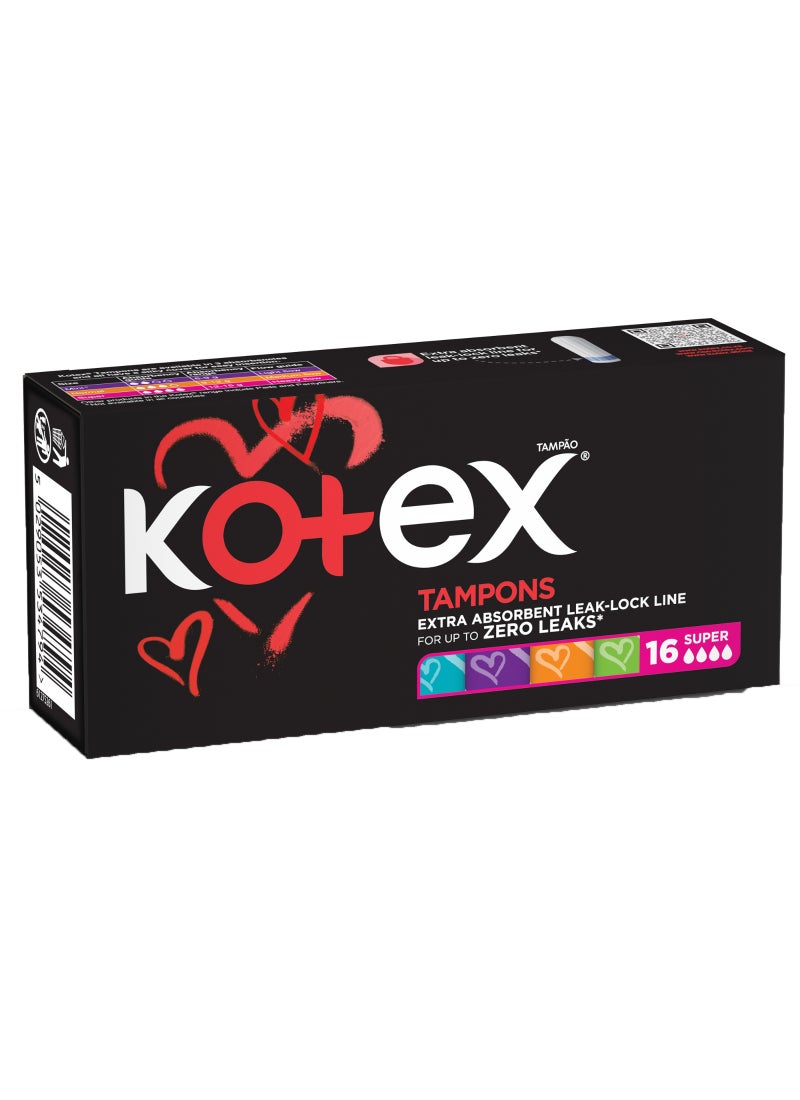 Kotex Tampons Super 16 Tampon - Image 1