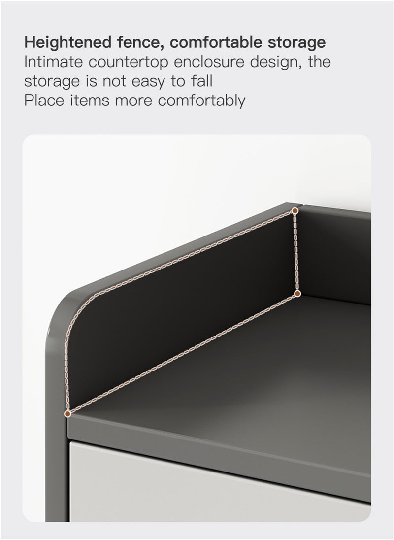 Sharpdo Kitchen Pantry Cabinet Freestanding Storage Sideboard Modern Coffee Corner for Dining Room Practical Cupboard for Living Room 100*34*92cm  - Image 4