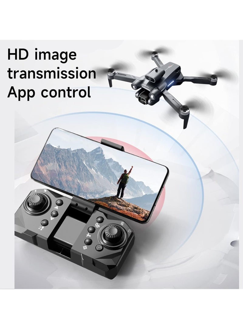 JAJEEK - P12 Pro WiFi FPV Drone with 4K HD Camera – Remote-Controlled Quad-Copter with Smart Position Locking, 120° Wide-Angle Lens, Foldable Design, Long Flight Time, Ideal for Travel & Aerial Photography - Image 1