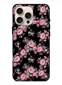 Apple iPhone 16 Pro Protective Case Cover Portrait Flowers Pattern