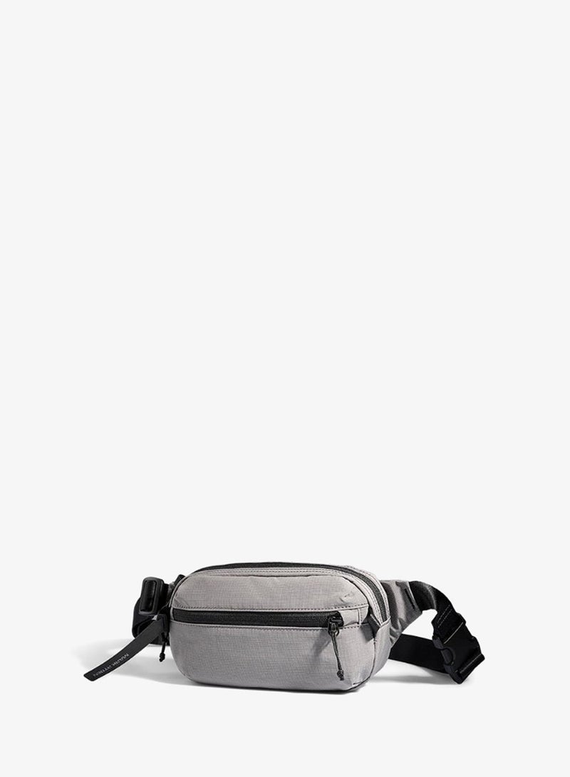 Mark Ryden MR308 Grey Travel Pouch, Anti-Theft Snap Lock, RFID Blocking, Water Resistant Nylon Fabric, Multi-Pocket Organizer Bag, Adjustable Strap, Lightweight 0.21 kg - Image 1