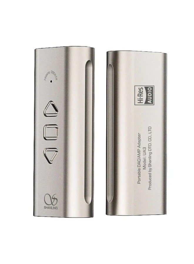 Shanling Ua3 - Portable Dac And Headphone Amplifier 32Bit 768Khz Dsd512 - Titanium - Image 3