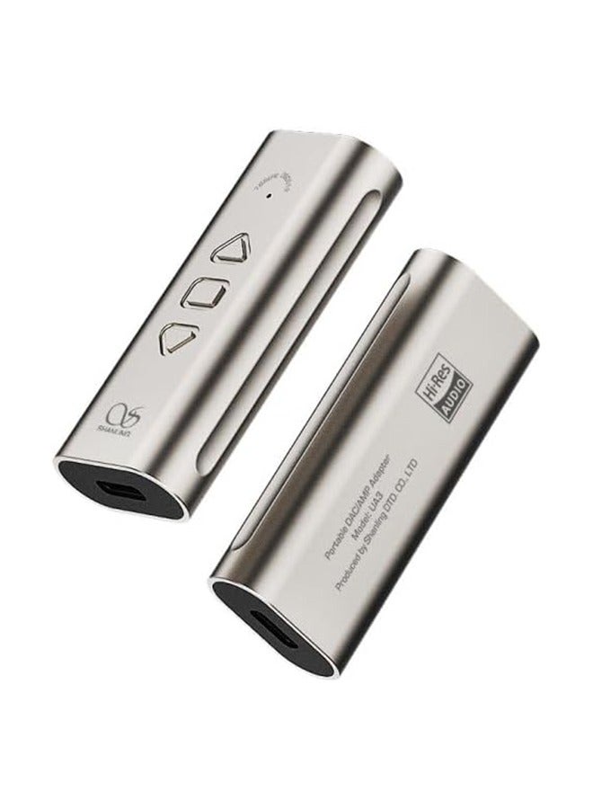 Shanling Ua3 - Portable Dac And Headphone Amplifier 32Bit 768Khz Dsd512 - Titanium - Image 5