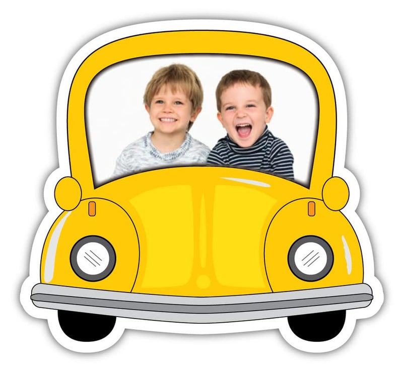 Nourish Nourish Yellow Beetle Magnetic Fridge Photo Frame  - Image 2