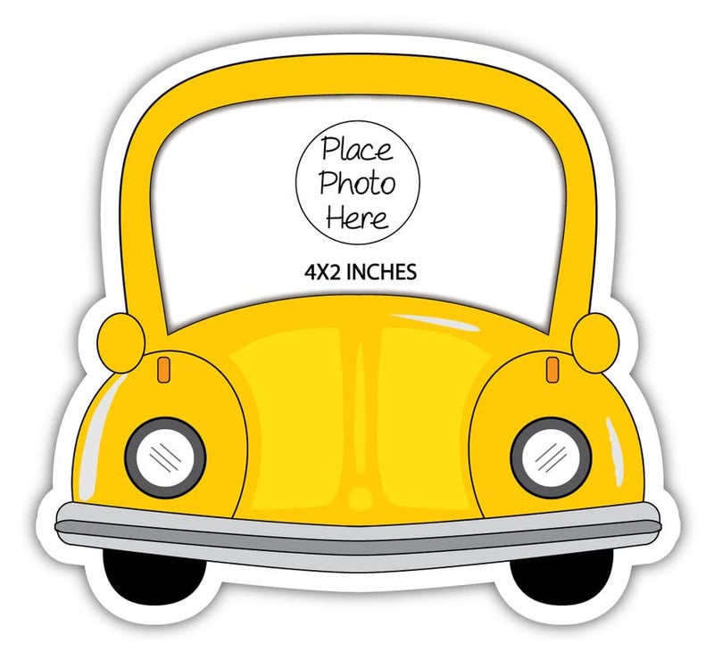 Nourish Nourish Yellow Beetle Magnetic Fridge Photo Frame  - Image 1