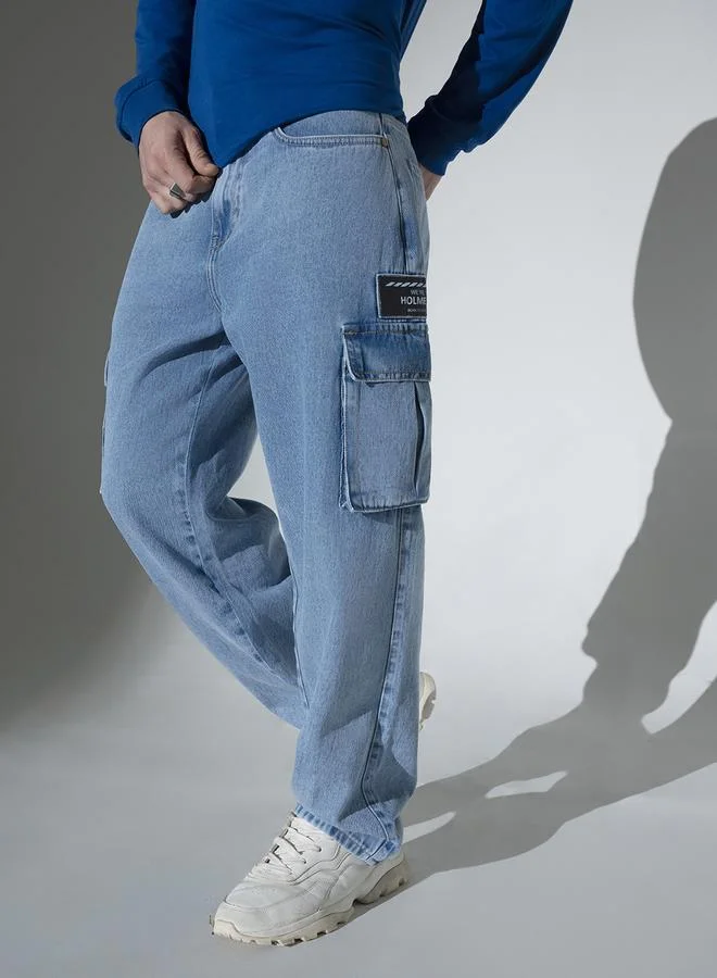 Hubberholme Blue Jeans For Men