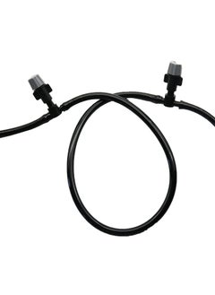 Generic 10m Small Size Garden Lawn Outdoors Irrigation Plastic Sprayer Nozzles Suits Spray Cooling Atomization Sprinkler Nozzle Tool Combination Suit with 4/7mm Tee and Connector  - Image 2