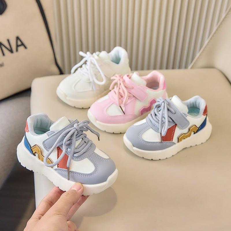 Mesh Sneakers Lightweight Flexible Sole Walking Shoes For Kids Indoor And Outdoor Activities - Image 2
