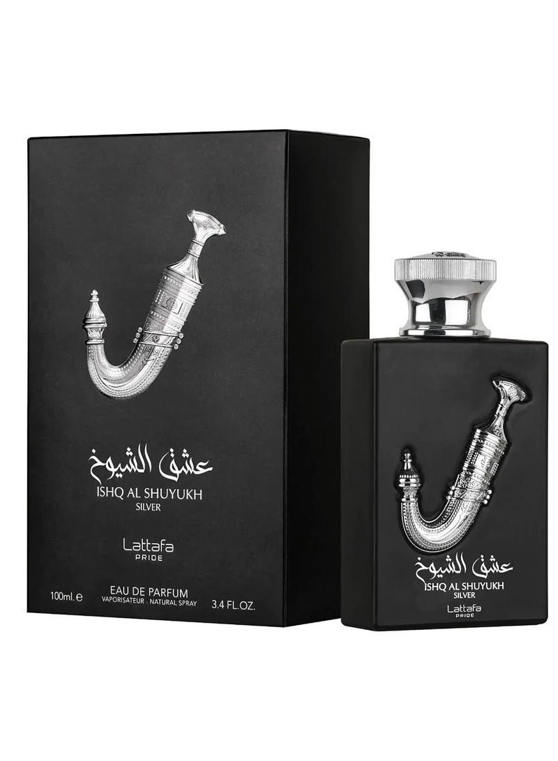 لطافة لطافة عطر عشق الشيوخ الفضي للجنسين 100 مل - Image 1