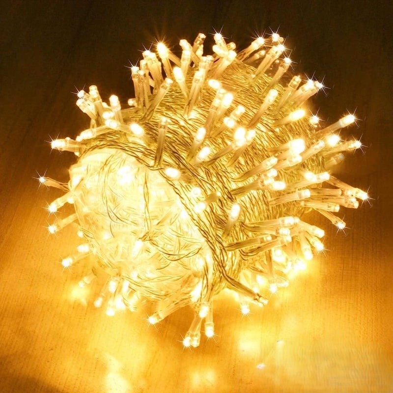Desidiya ® LED Rice Lights for Home Decoration Strip and Diwali Christmas Indoor Outdoor Decoration Wedding 20 Meters (Warm White). - Image 3