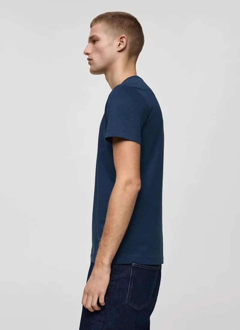Mango Man Essential Crew Neck T-Shirt