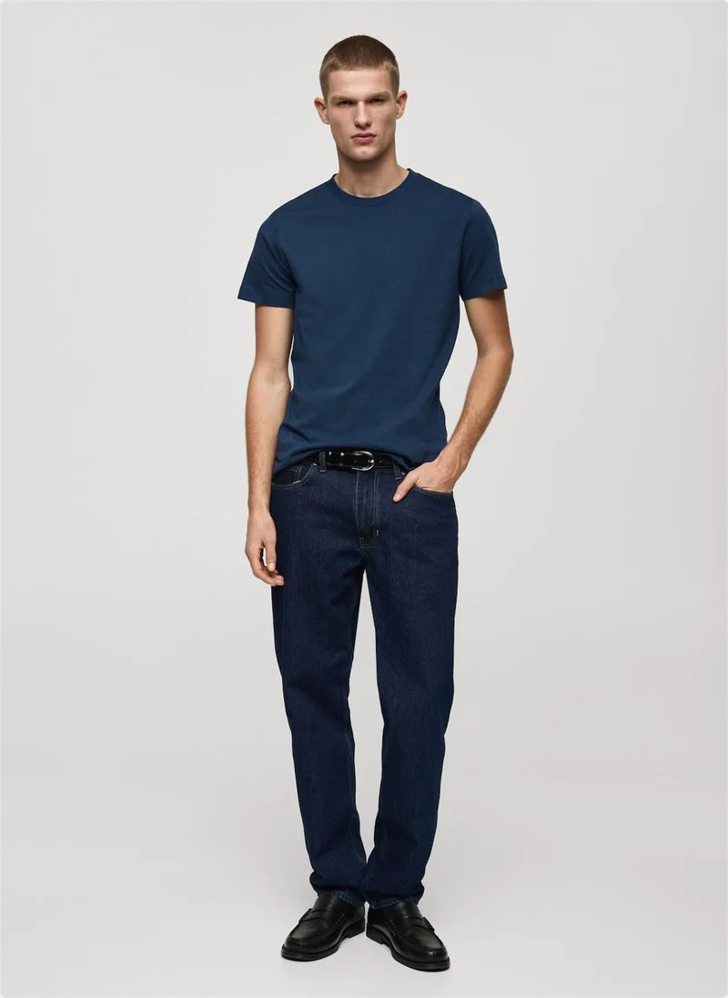 Mango Man Essential Crew Neck T-Shirt