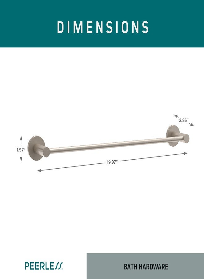 Peerless PA647-18BN Precept 18 inch Towel Bar, SpotShield Brushed Nickel - Image 3