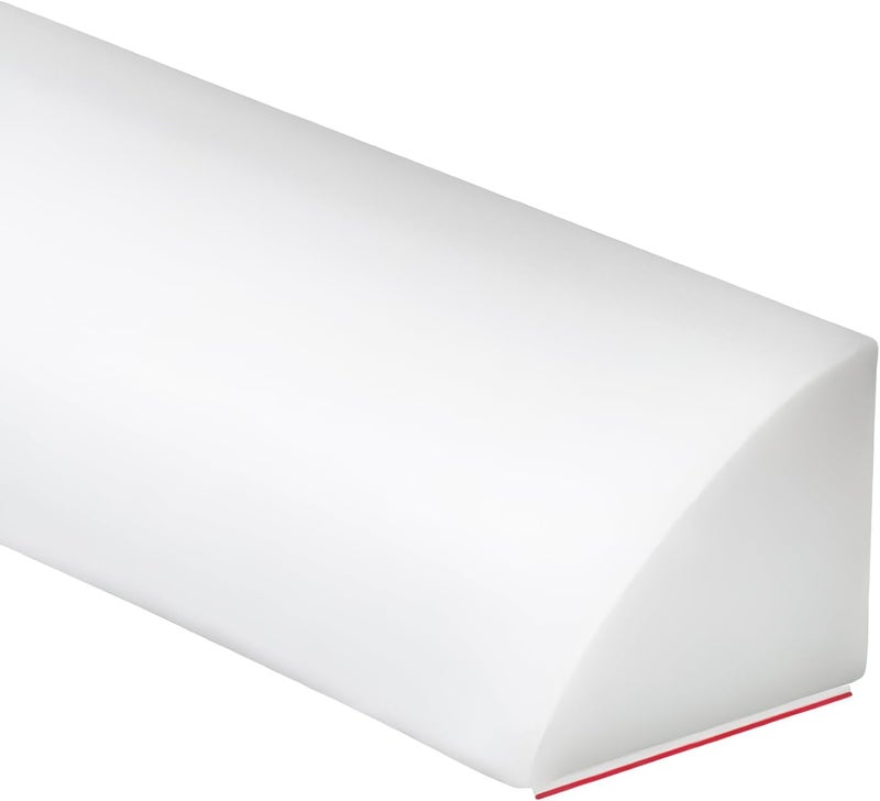 Duzzy 158 Inch Flexible Quarter Round Molding, Silicone Rubber Peel and Stick Shower Water Barrier Suitable for The Shower Corner or Kitchen Countertop Sink and Cooktop - Image 1